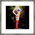 The Heroine Stands Alone Framed Print