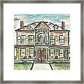 The Historic Dayton House Framed Print