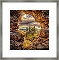The Hole In The Wall Framed Print