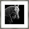 The Horse Whisperer Extraordinaire Framed Print