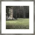 The House With The Yard Framed Print