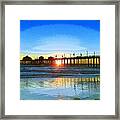 The Huntington Beach Pier Framed Print