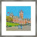 The Iconic Chateau Frontenac In Quebec City Framed Print