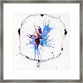 The Inexplicable Ignition Of Time Expanding Into Free Space Phase Two Number 05 Framed Print