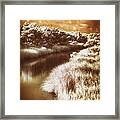 The Inlet Outer Banks Bw Framed Print