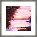 The James River At Twilight Framed Print