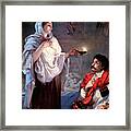 The Lady With The Lamp, Florence Framed Print