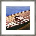 The Lake Boat Framed Print