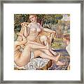 The Large Bathers Framed Print