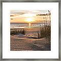 The Last Sunset Of March Part 1 Framed Print