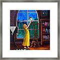 The Light And The Lampstand Framed Print