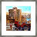 The Lookout On Mount Royal Montreal Framed Print
