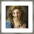 The Madonna Annunciate Framed Print