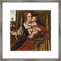 The Madonna Of The Cherries Framed Print