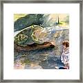 The Magical Giant Frog Framed Print