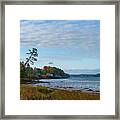 The Maine Coast Near Edgecomb Framed Print