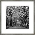 The Mall And The Poets Framed Print