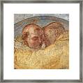 The Meeting Of St Francis And St Dominic Framed Print