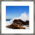 The Might Of The Ocean Framed Print