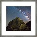 The Milky Way Roars Over The Eastern Sierra Framed Print