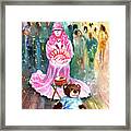 The Mime From Benidorm Framed Print