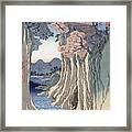 The Monkey Bridge In The Kai Province Framed Print