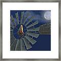 The Moon Spinner Framed Print