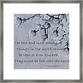 The Most Beautiful Things In The World Framed Print