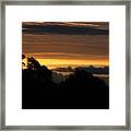 The Mountain At Sunrise Framed Print