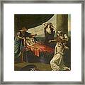 The Mourning Of Alexander The Great Framed Print