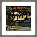 The Mummy 1929 Poster Boris Karloff Framed Print
