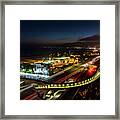 The New P C H Overpass - Night Framed Print