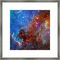 The North America Nebula In Different Lights Framed Print