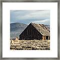 The Old Barn At The Edge Of Town Framed Print