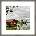 The Old Boat-house Framed Print