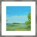 The Old Cottage On Willow Bay Framed Print