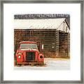 The Old Lumber Truck Framed Print