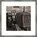 The Old Mule Framed Print