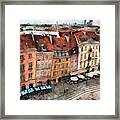 Old Town In Warsaw # 20 Framed Print