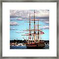 Tall Ship The Oliver Hazard Perry Framed Print