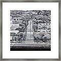The Painted Bench Framed Print