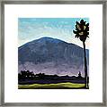 The Panoramic Palm Trees Framed Print