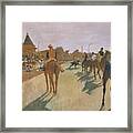 The Parade By Degas Framed Print