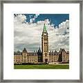 The Parliament Building In Ottawa Canada Framed Print