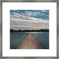 The Pier Framed Print