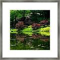 The Pond In Central Park Framed Print