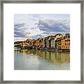 The Ponte Vecchio And Florence Framed Print