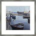 The Post Boats Arrival Framed Print