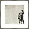 The Power Of A Kiss Framed Print