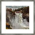 The Powerful Snoqualmie Falls Framed Print